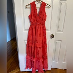 Coral Maxi Dress